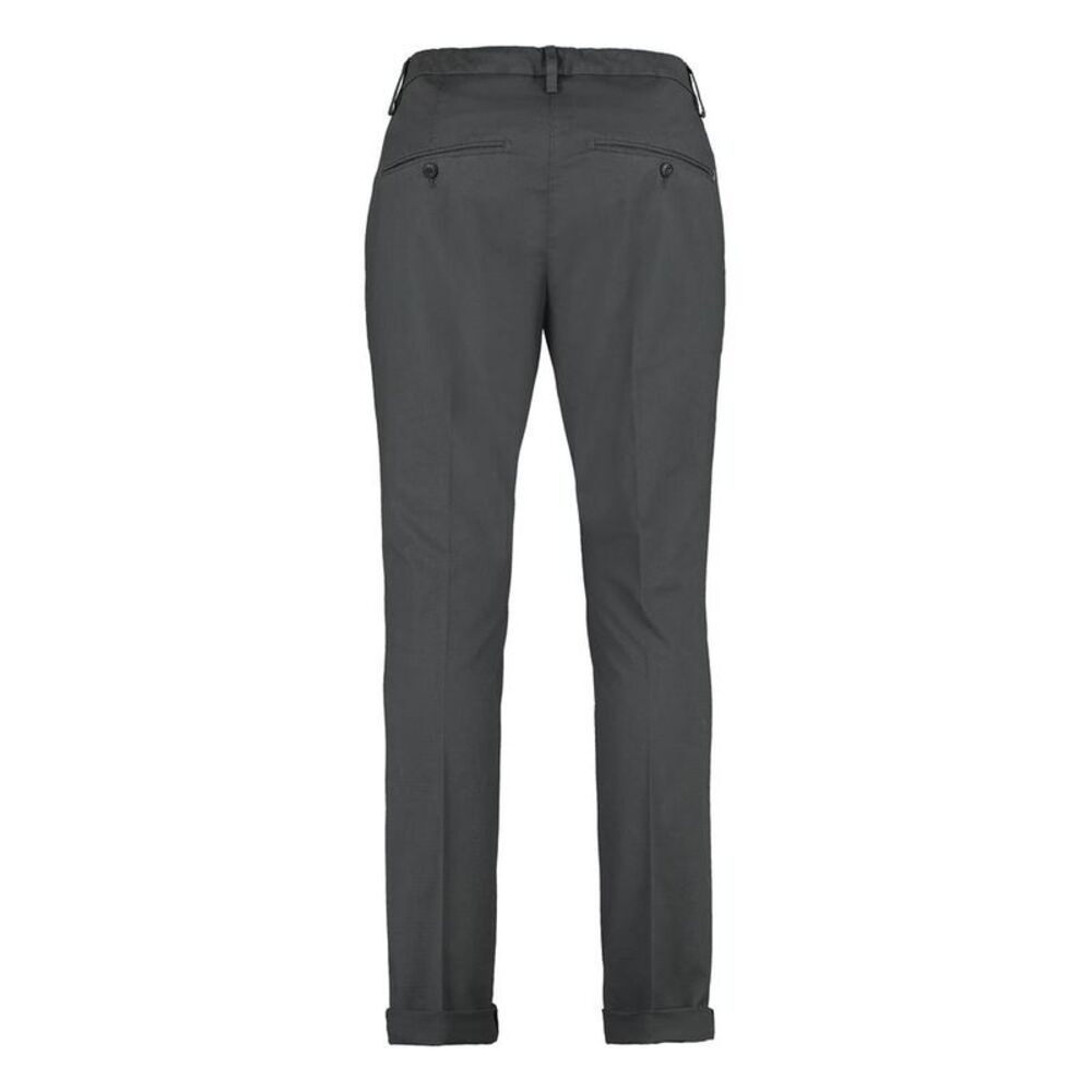 DONDUP Men's Tailored Fit Textured Dress Pants Men GREY